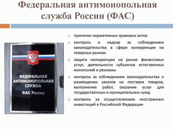 Структура ФАС России - Конкурентное право