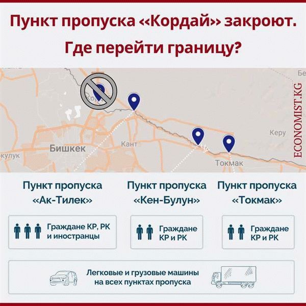 Как происходит пересечение границы с Казахстаном на машине?