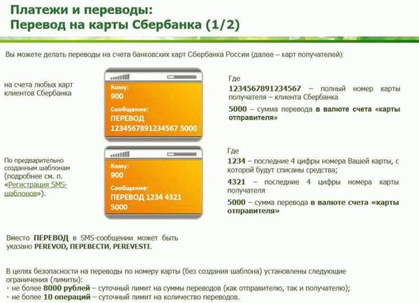 Как осуществить перевод средств из другого банка по смс на карту Сбербанка