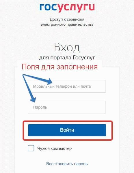 Вход в личный кабинет Госуслуг