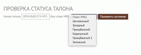 МФЦ Краснодар: проверка готовности документов