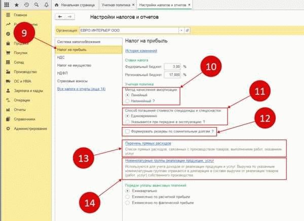 Налог на прибыль в 1С 8.3 Бухгалтерия — пошаговое руководство