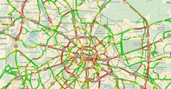 Пробки в Ярославле сейчас: карта онлайн в режиме реального времени