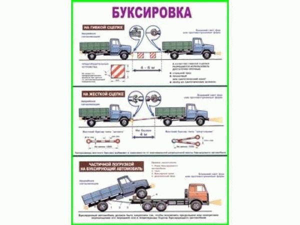 Какие автомобили запрещено буксировать