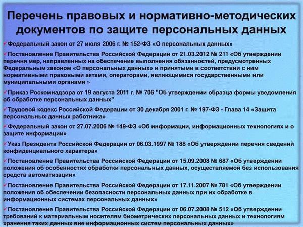 Уведомление в Роскомнадзор об обработке персональных данных