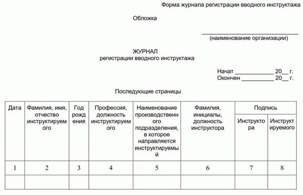 Цель инструктажа по охране труда